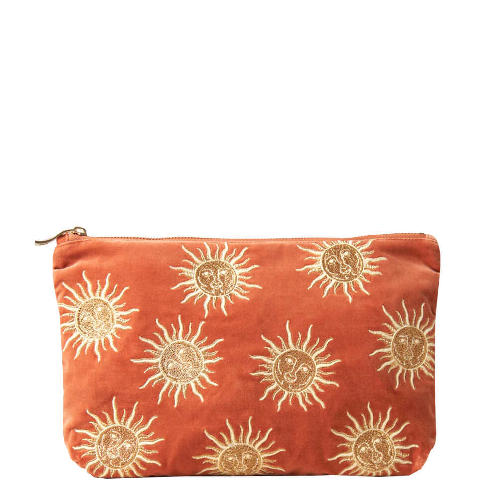 Elizabeth Scarlett Sun Goddesss Rust Everyday Pouch